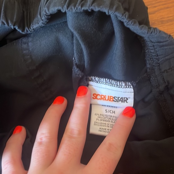 Black scrub pants - Picture 2 of 3